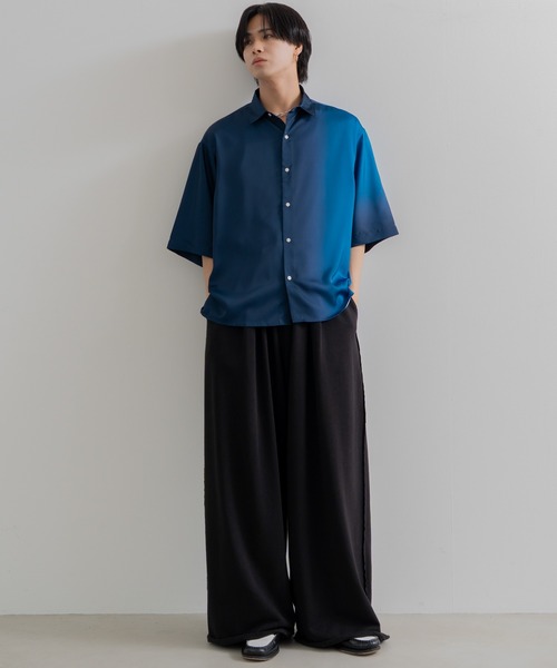 セール】Loose fit gradation HS shirt / ルーズフィット