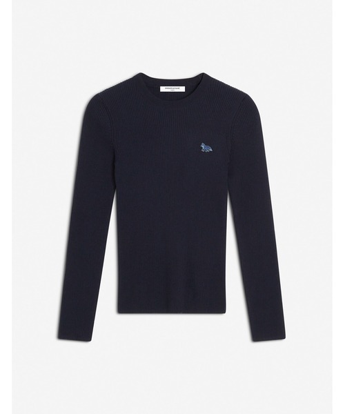 MAISON KITSUNE メゾンキツネ　クルーネックニット BABYFOX セール】BABY FOX PATCH REGULAR JUMPER（ニット/セーター