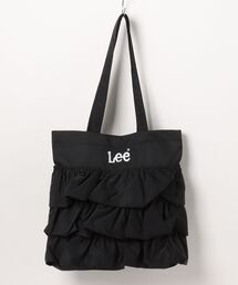 【LEE/リー】【大ぶりフリルが主役】フリルBIGトートバッグ 大人可愛い キャンバスバッグ 華やかカジュアル