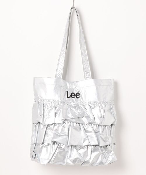 Lee(リー)の「【LEE/リー】【大ぶりフリルが主役】フリルBIGトートバッグ 大人可愛い キャンバスバッグ 華やかカジュアル(トートバッグ・レディース・ブラック/オフホワイト/シルバー/ブルー・FREE)」の12枚目の写真