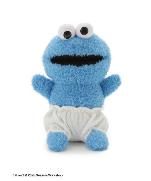 SESAME STREET(セサミストリート)の「ベビーぬいぐるみ クッキーモンスター(おもちゃ・レディース・ブルー・FREE)」の5枚目の写真
