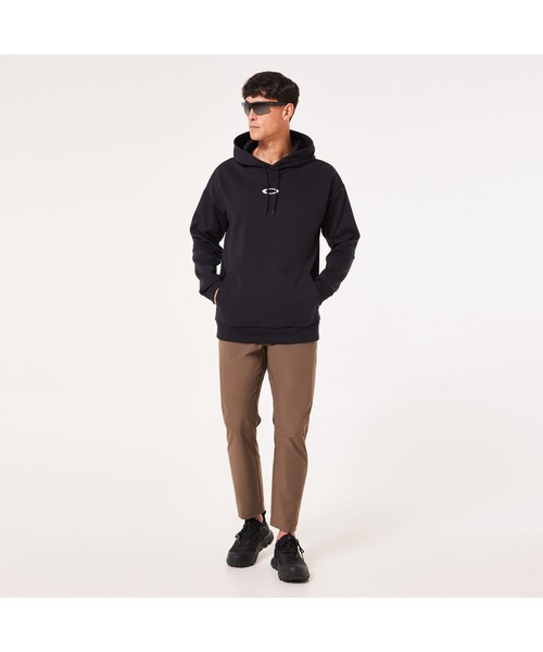 OAKLEY（オークリー）の「オークリー EN FOUNDATIONAL FLEECE HOODY 2.7 / ジャケット/吸汗速乾/UPF50+/ フーディー・パーカー/ TRAINING スポーツ・トレーニング/OAKLEY（スウェット・メンズ・グレー/ブラック/ブルー・S/M/L/XL）」の4枚目の写真