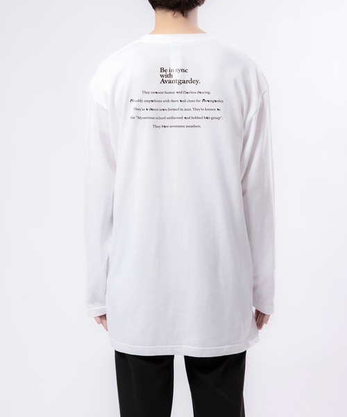 ZOZO(ゾゾ)の「【AVANTGARDEY × ZOZOTOWN】ダンステッチ ロング Tシャツ(Tシャツ/カットソー・メンズ・ホワイト/イエロー・S/M/L/XL)」の4枚目の写真