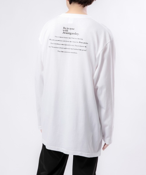 ZOZO(ゾゾ)の「【AVANTGARDEY × ZOZOTOWN】ダンステッチ ロング Tシャツ(Tシャツ/カットソー・メンズ・ホワイト/イエロー・S/M/L/XL)」の5枚目の写真