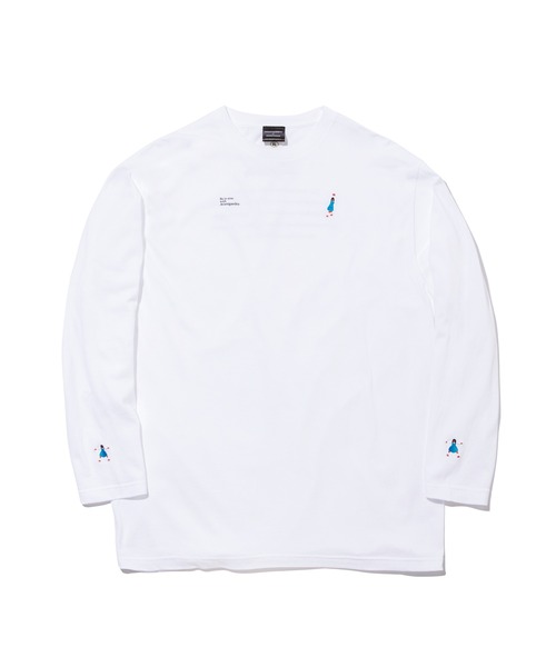 ZOZO(ゾゾ)の「【AVANTGARDEY × ZOZOTOWN】ダンステッチ ロング Tシャツ(Tシャツ/カットソー・メンズ・ホワイト/イエロー・S/M/L/XL)」の10枚目の写真