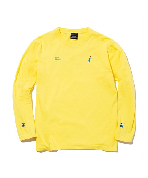 ZOZO(ゾゾ)の「【AVANTGARDEY × ZOZOTOWN】ダンステッチ ロング Tシャツ(Tシャツ/カットソー・メンズ・ホワイト/イエロー・S/M/L/XL)」の12枚目の写真