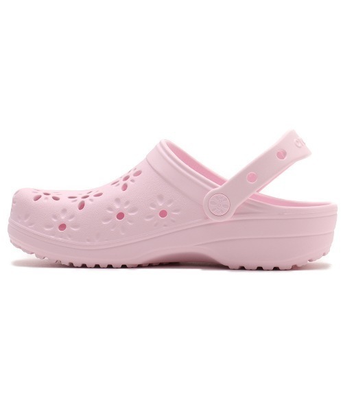 Crocs カットアウト ディテール スリングバック クロッグ クロックス crocs サンダル クラシック フローラル カットアウト