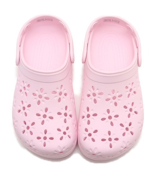 crocs Classic Floral Cut-Out Clog / クロックス クラシック