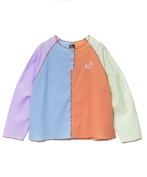 go slow caravan(ゴースローキャラバン)の「N/Cクレイジー ハッピーフラワーヘンリープルオーバー W(Tシャツ/カットソー・レディース・その他1/カラフル・FREE)」の10枚目の写真