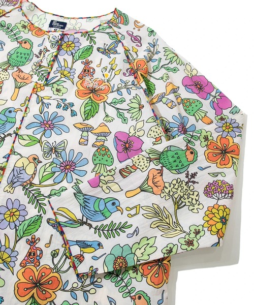 go slow caravan(ゴースローキャラバン)の「N/Cクレイジー ハッピーフラワーヘンリープルオーバー W(Tシャツ/カットソー・レディース・その他1/カラフル・FREE)」の6枚目の写真