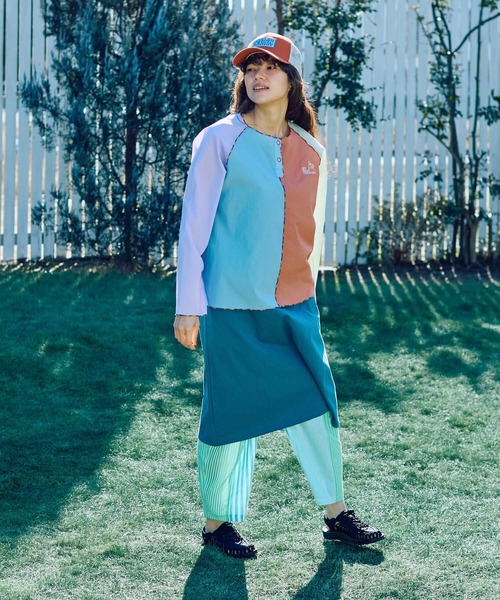 go slow caravan(ゴースローキャラバン)の「N/Cクレイジー ハッピーフラワーヘンリープルオーバー W(Tシャツ/カットソー・レディース・その他1/カラフル・FREE)」の16枚目の写真