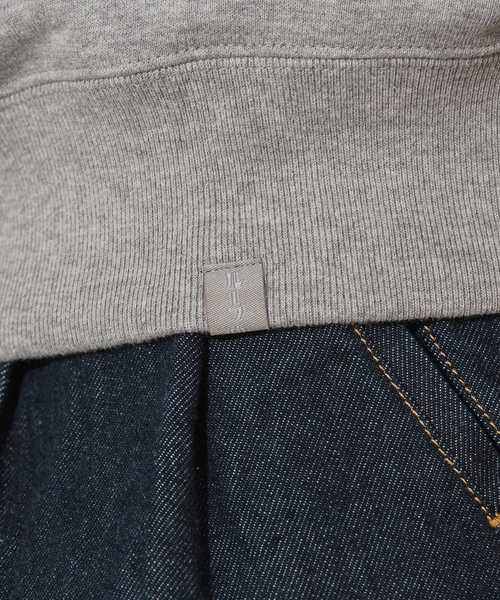 LOOPWHEELER（ループウィラー）の「LOOPWHEELER × LOWERCASE for EDIFICE ライトツリウラケ ルーズベスト（ベスト・メンズ・ブラック/ライトグレー/チャコールグレー・LARGE/MEDIUM/SMALL/X-LARGE）」の10枚目の写真