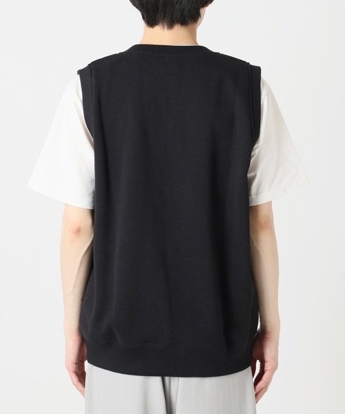 LOOPWHEELER（ループウィラー）の「LOOPWHEELER × LOWERCASE for EDIFICE ライトツリウラケ ルーズベスト（ベスト・メンズ・ブラック/ライトグレー/チャコールグレー・LARGE/MEDIUM/SMALL/X-LARGE）」の13枚目の写真