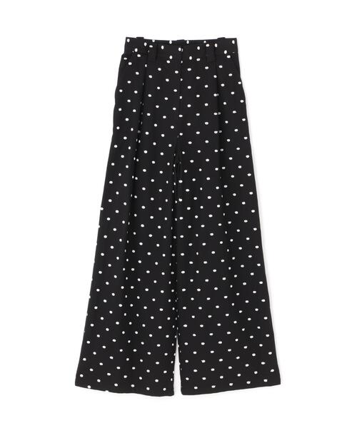 NATURAL BEAUTY BASIC(ナチュラルビューティーベーシック)の「◇【BLANC】ドット刺繍パンツ(その他パンツ・レディース・グレー系その他/ブラック系その他・MEDIUM/P/S)」の3枚目の写真