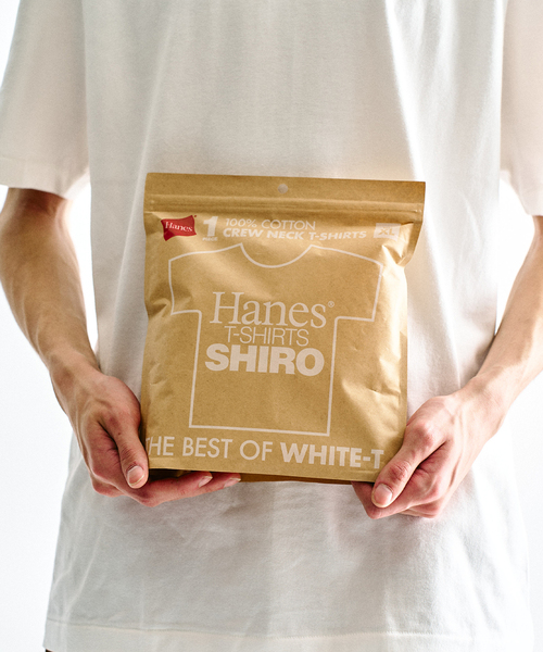 HANES(ヘインズ)の「”WEB限定” HANES T-SHIRT SHIRO / Tシャツ シロ HM1-X201(Tシャツ/カットソー・メンズ・ホワイト・MEDIUM/LARGE/X-LARGE)」の5枚目の写真