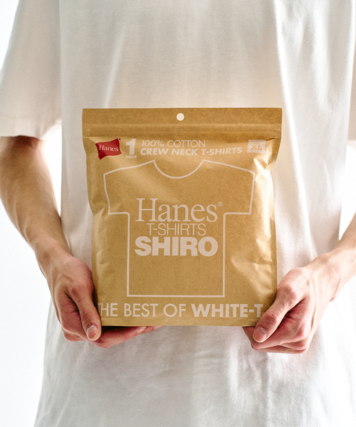 HANES(ヘインズ)の「”WEB限定” HANES T-SHIRT SHIRO / Tシャツ シロ HM1-X201(Tシャツ/カットソー・メンズ・ホワイト・MEDIUM/LARGE/X-LARGE)」の6枚目の写真