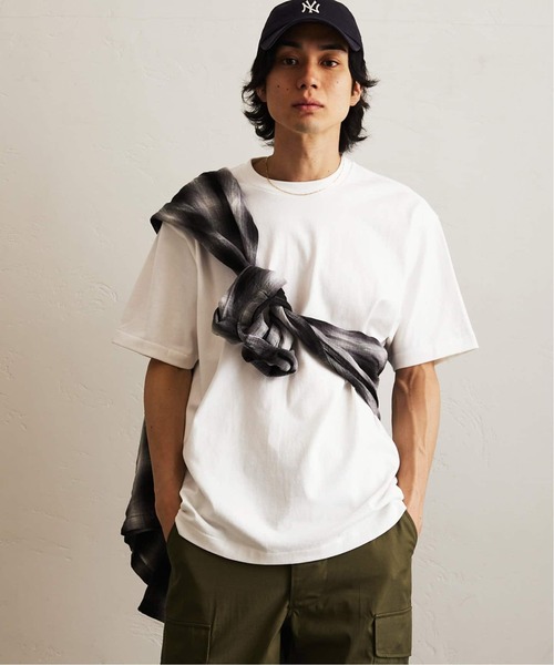 HANES(ヘインズ)の「”WEB限定” HANES T-SHIRT SHIRO / Tシャツ シロ HM1-X201(Tシャツ/カットソー・メンズ・ホワイト・MEDIUM/LARGE/X-LARGE)」の18枚目の写真