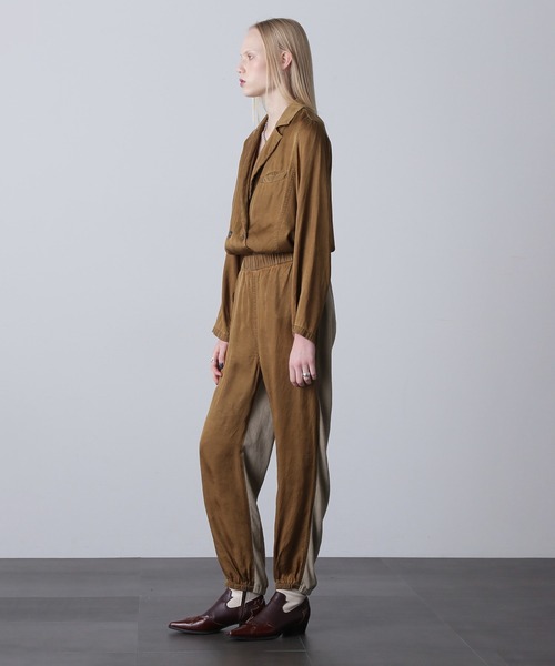 ROSE BUD(ローズバッド)の「(mici)TAILORED COLLAR SHIRT JACKET(ブルゾン・レディース・グレー/ブラウン・ONE SIZE)」の3枚目の写真