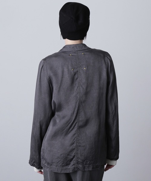 ROSE BUD(ローズバッド)の「(mici)TAILORED COLLAR SHIRT JACKET(ブルゾン・レディース・グレー/ブラウン・ONE SIZE)」の14枚目の写真