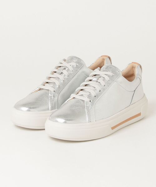 Clarks（クラークス）の「クラークス Hollyhock Walk ホリホックウォーク  スニーカー（スニーカー・レディース・ピンク/シルバー・30/35/40/45/50/55）」の7枚目の写真