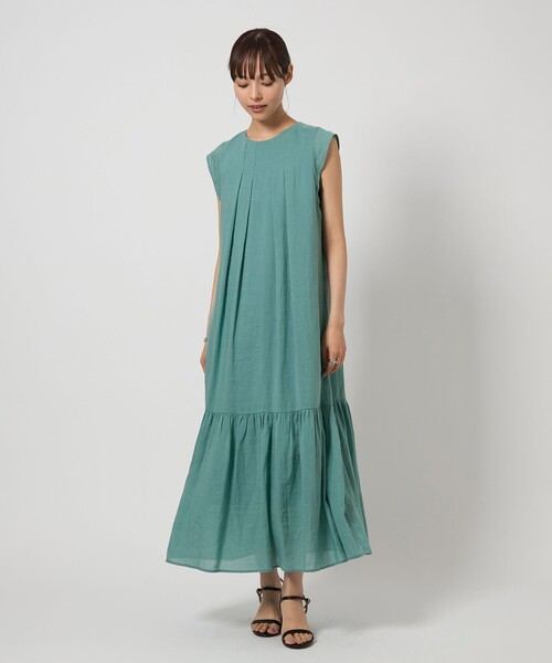 EMMEL REFINE EM タックギャザー 2WAY ワンピース EMMEL REFINE EM タックギャザー 2WAY ワンピース - メルカリ