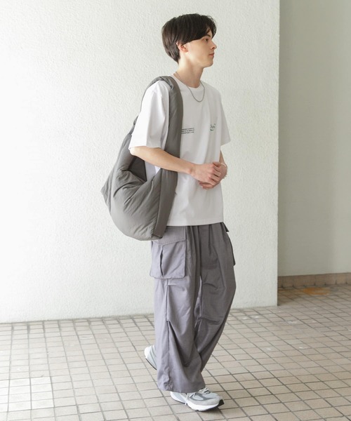 SENSE OF PLACE by URBAN RESEARCH（センスオブプレイスバイアーバンリサーチ）の「DEVICE ショートスリーブプリント Tシャツ A（Tシャツ/カットソー・メンズ・ブラック/パープル/ホワイト・MEDIUM/LARGE）」の7枚目の写真