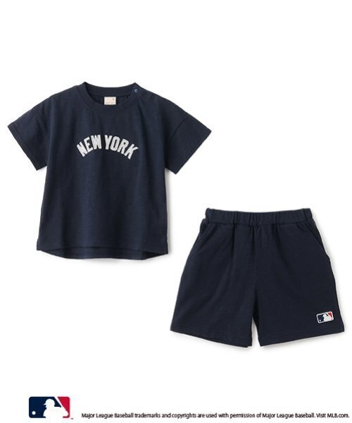 未使用 chooseme セットアップ M-XL 藍 イエロー セール】【MLB】カットソーセットアップ（セットアップ）｜petit