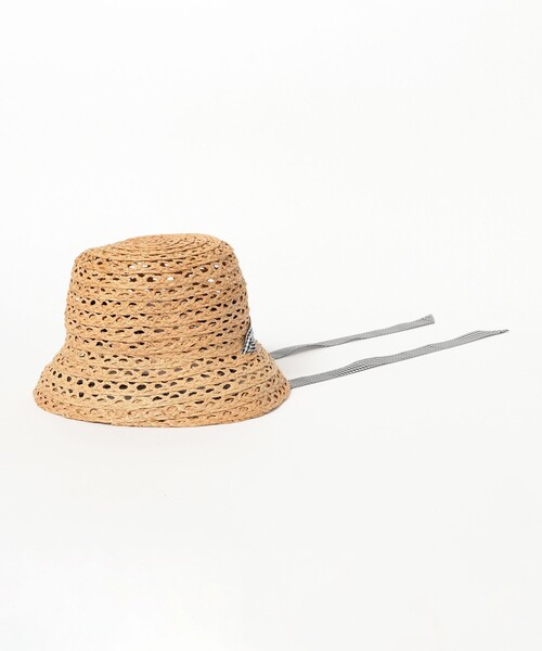 BEAMS BOY（ビームスボーイ）の「【別注】cableami / クロシェ 2リボン ハット（ハット・レディース・ベージュ・ONE SIZE）」の8枚目の写真