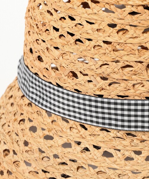 BEAMS BOY（ビームスボーイ）の「【別注】cableami / クロシェ 2リボン ハット（ハット・レディース・ベージュ・ONE SIZE）」の11枚目の写真