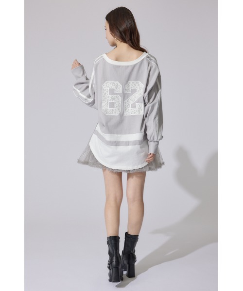 rienda(リエンダ)の「ユニフォームレディーロンティー 春服 ロンT(Tシャツ/カットソー・レディース・ブラック/ライトピンク/グレー・FREE)」の20枚目の写真