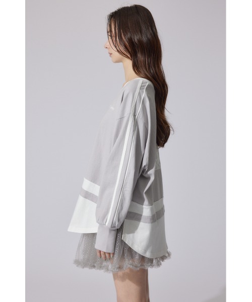 rienda(リエンダ)の「ユニフォームレディーロンティー 春服 ロンT(Tシャツ/カットソー・レディース・ブラック/ライトピンク/グレー・FREE)」の18枚目の写真
