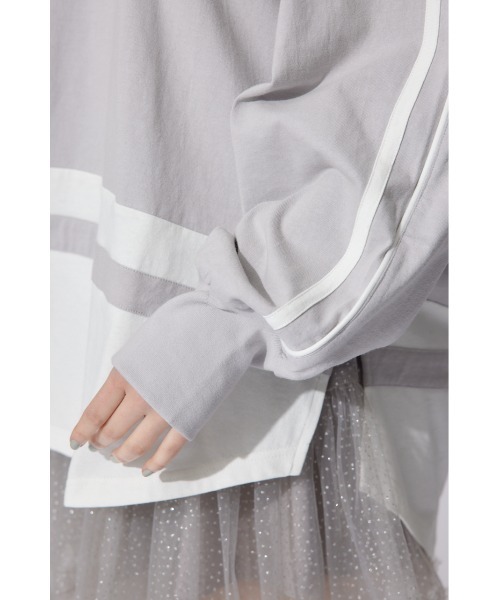 rienda(リエンダ)の「ユニフォームレディーロンティー 春服 ロンT(Tシャツ/カットソー・レディース・ブラック/ライトピンク/グレー・FREE)」の13枚目の写真