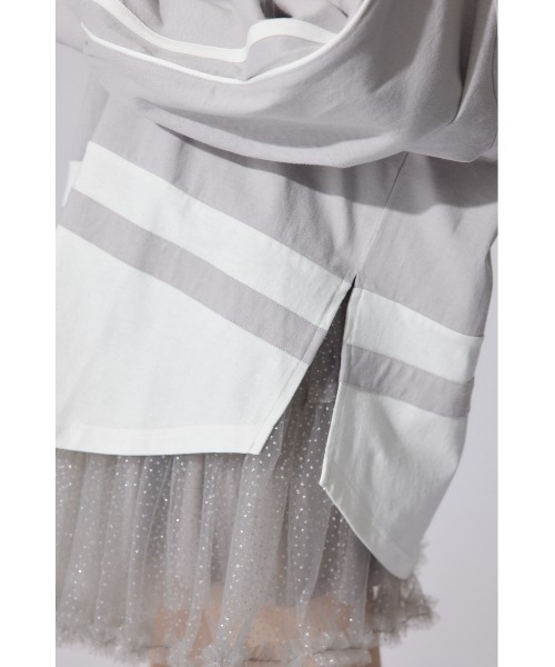 rienda(リエンダ)の「ユニフォームレディーロンティー 春服 ロンT(Tシャツ/カットソー・レディース・ブラック/ライトピンク/グレー・FREE)」の12枚目の写真