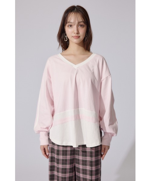ユニフォームレディーロンT BLK Champion チャンピオン ロンT メンズ 長袖Tシャツ ロゴ プリント