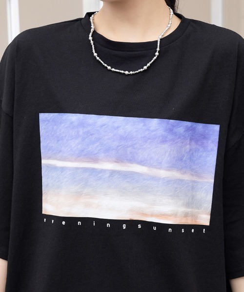 Doux Belle(ドゥーベル)の「5typeプリントTシャツ(Tシャツ/カットソー・レディース・A/H/J/C/D/E/F/B/G/I・MEDIUM)」の16枚目の写真