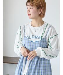 ehka sopo | カレッジプリントメローロンT(Tシャツ/カットソー)