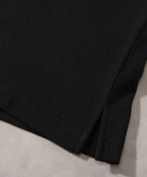 KANGOL（カンゴール）の「【KANGOL/カンゴール】 配色ライン入り 鹿の子 半袖 ポロシャツ（ポロシャツ・メンズ・チャコールグレー/ライトグレー/ブラック×ホワイト/ブラック×ブルー/ホワイト×レッド/ホワイト×ブラック/ネイビー/ブラウン・M/L/XL）」の12枚目の写真