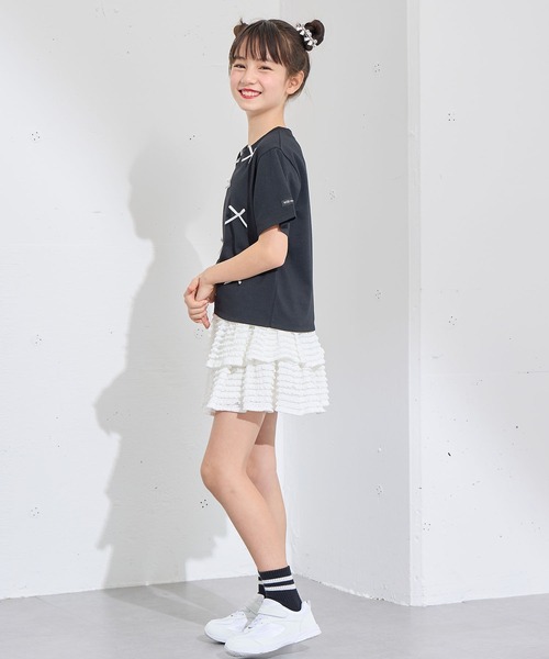 セール】ミニリボン付きTシャツ/カットソー（Tシャツ/カットソー