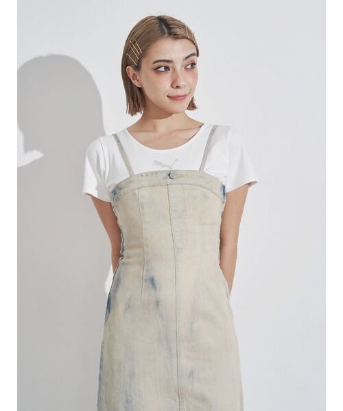 PUMA（プーマ）の「PUMA EVRIS SS TEE（Tシャツ/カットソー・レディース・ホワイト・FREE）」の11枚目の写真