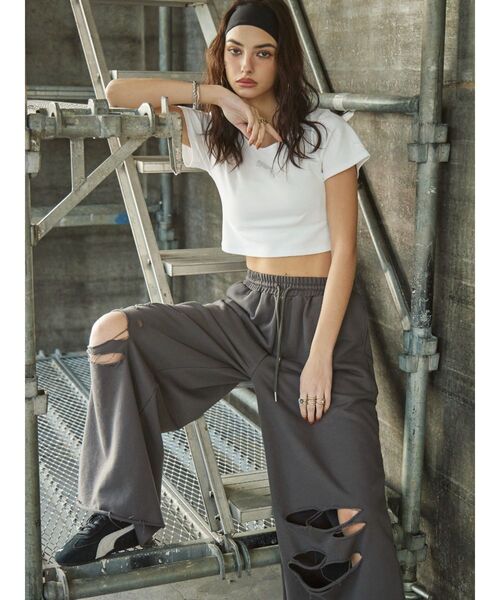 PUMA（プーマ）の「PUMA EVRIS SS TEE（Tシャツ/カットソー・レディース・ホワイト・FREE）」の7枚目の写真