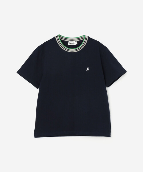 GYMPHLEX（ジムフレックス）の「Gymphlex | キッズ クルーネック ラインTシャツ（Tシャツ/カットソー・キッズ・ホワイト系その他2/ブルー系その他5/ベージュ系その他・105/125/135/115）」の3枚目の写真