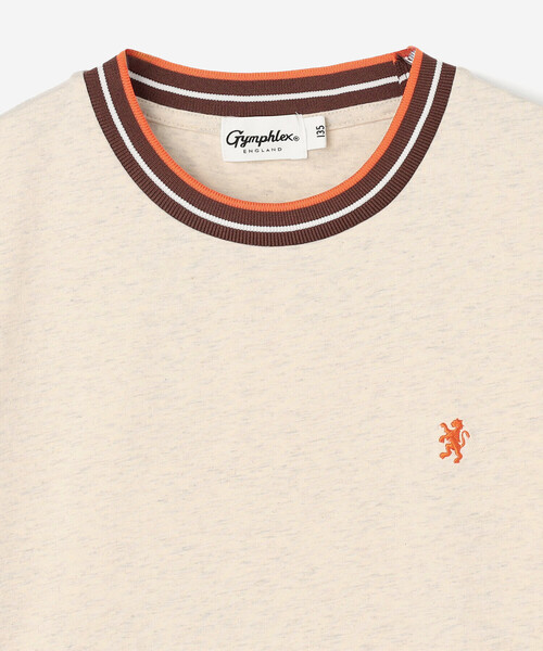 GYMPHLEX（ジムフレックス）の「Gymphlex | キッズ クルーネック ラインTシャツ（Tシャツ/カットソー・キッズ・ホワイト系その他2/ブルー系その他5/ベージュ系その他・105/125/135/115）」の6枚目の写真