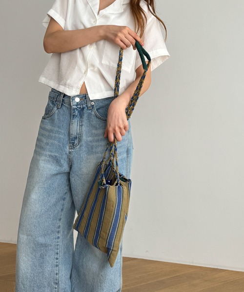 CANAL JEAN(キャナルジーン)の「DULTON HAMMOCK SACOCHE ハンモックサコッシュ/RNZ-0862SC(ショルダーバッグ・レディース・ピンク/ブルー/イエロー/レッド/ネイビー・ONE SIZE)」の10枚目の写真