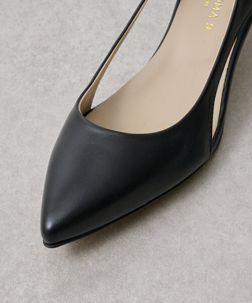 BEARDSLEY(ビアズリー)の「《CORSO ROMA 9》サイドオープンポインテッドパンプス(パンプス・レディース・ブラック・37/38/35/36)」の5枚目の写真