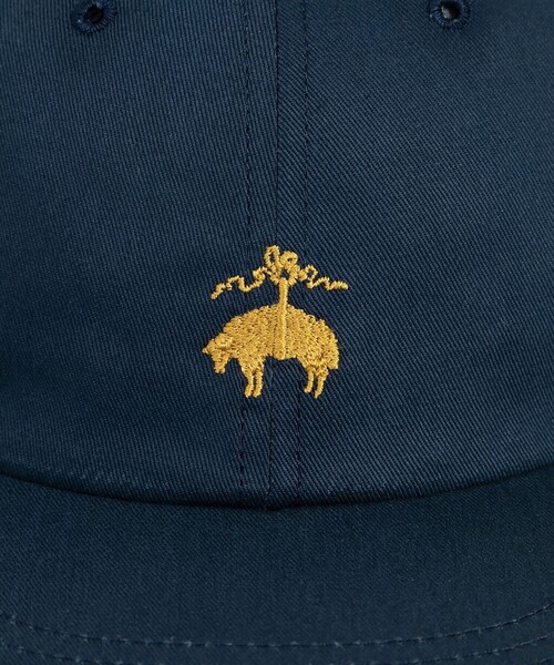 BROOKS BROTHERS（ブルックスブラザーズ）の「コットンツイル　ビッグGFロゴ　ベースボールキャップ　Made in USA（キャップ・メンズ・カーキ/ネイビー/ホワイト・ONE SIZE）」の9枚目の写真