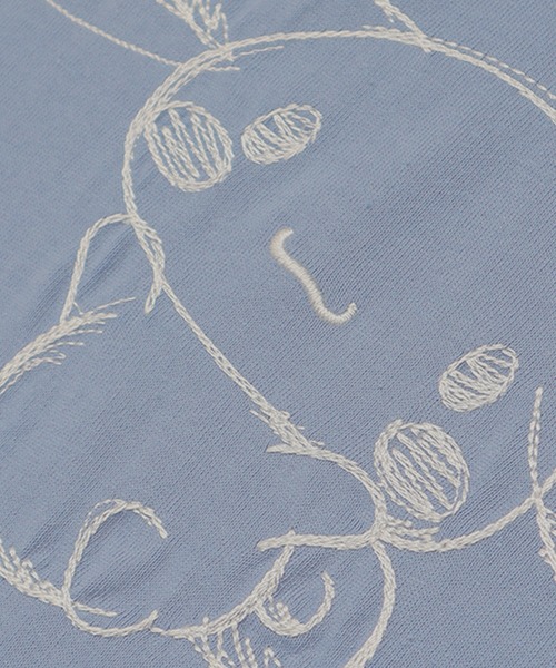 sanrio(サンリオ)の「【Sanrio/サンリオ】総刺繍 半袖BIGTシャツ ポチャっこ/シナモロール/クロミ/マイメロディ(Tシャツ/カットソー・レディース・アクア/ライラック/ブラック/ピンク・M/L)」の19枚目の写真