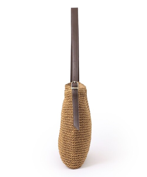 MACKINTOSH PHILOSOPHY（ﾏｯｷﾝﾄｯｼｭ ﾌｨﾛｿﾌｨｰ）の「ワンショルダーペーパートート（ショルダーバッグ・レディース・ベージュ/チャコールグレー・FREE）」の9枚目の写真