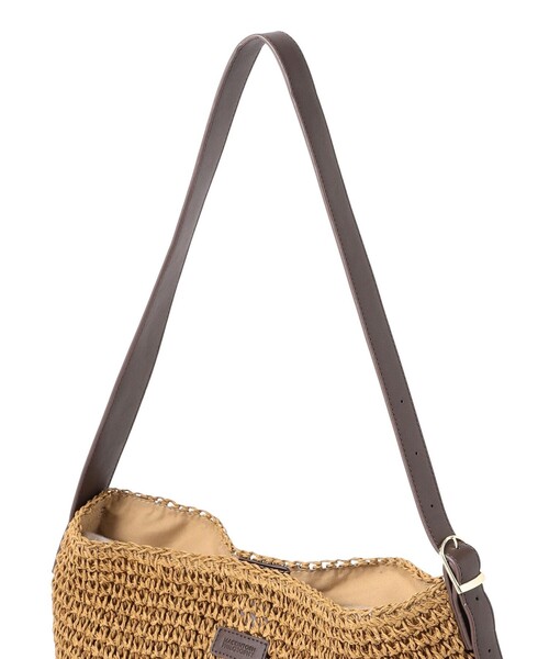 MACKINTOSH PHILOSOPHY（ﾏｯｷﾝﾄｯｼｭ ﾌｨﾛｿﾌｨｰ）の「ワンショルダーペーパートート（ショルダーバッグ・レディース・ベージュ/チャコールグレー・FREE）」の13枚目の写真