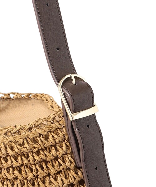 MACKINTOSH PHILOSOPHY（ﾏｯｷﾝﾄｯｼｭ ﾌｨﾛｿﾌｨｰ）の「ワンショルダーペーパートート（ショルダーバッグ・レディース・ベージュ/チャコールグレー・FREE）」の14枚目の写真