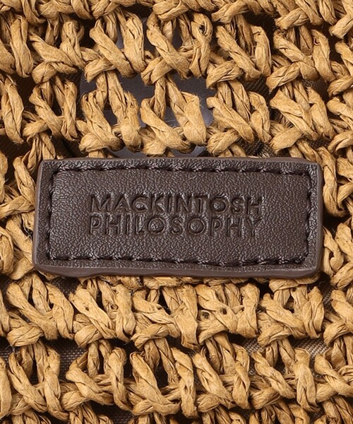 MACKINTOSH PHILOSOPHY（ﾏｯｷﾝﾄｯｼｭ ﾌｨﾛｿﾌｨｰ）の「ワンショルダーペーパートート（ショルダーバッグ・レディース・ベージュ/チャコールグレー・FREE）」の15枚目の写真